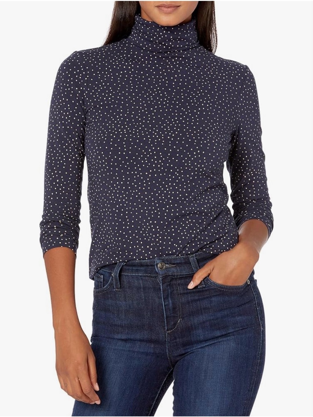 Amazon Essentials Women's Long-Sleeve Turtleneck Stretch Fleece